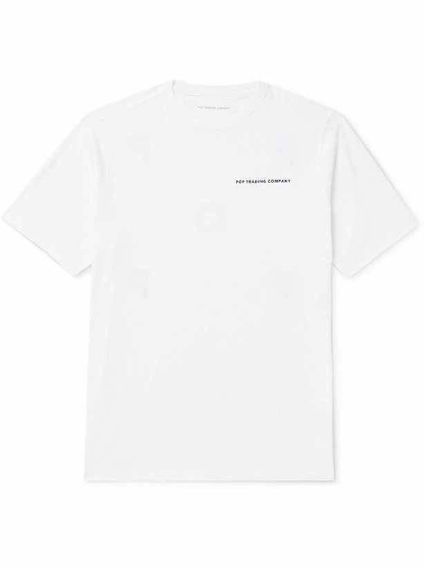 Photo: Pop Trading Company - Logo-Print Cotton-Jersey T-Shirt - White