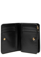 Marc Jacobs Designer Plaque Leather Wallet - Black - One Size