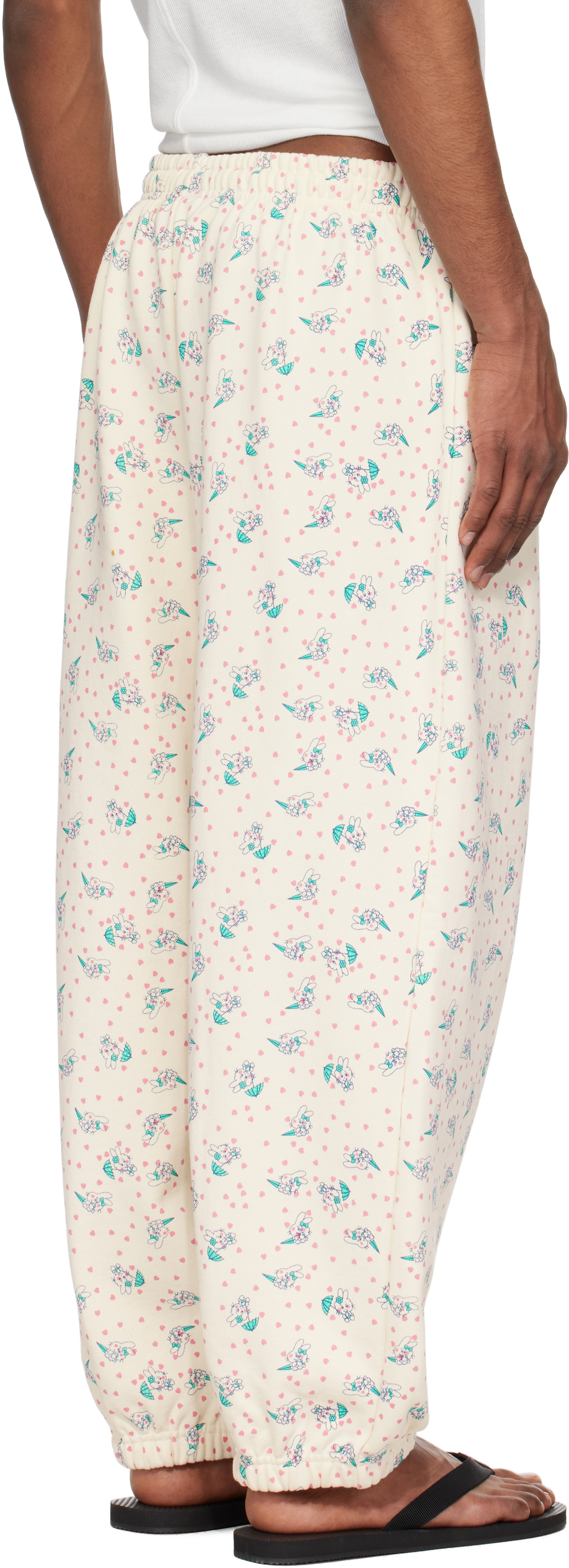 【Ashley Williams】バニー ジョガーパンツ Ashley Williams Yellow Bunny Sweatpants Ashley Williams