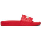 AMIRI Red MA Quad Pool Slides