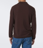 The Row Ripley cashmere polo sweater