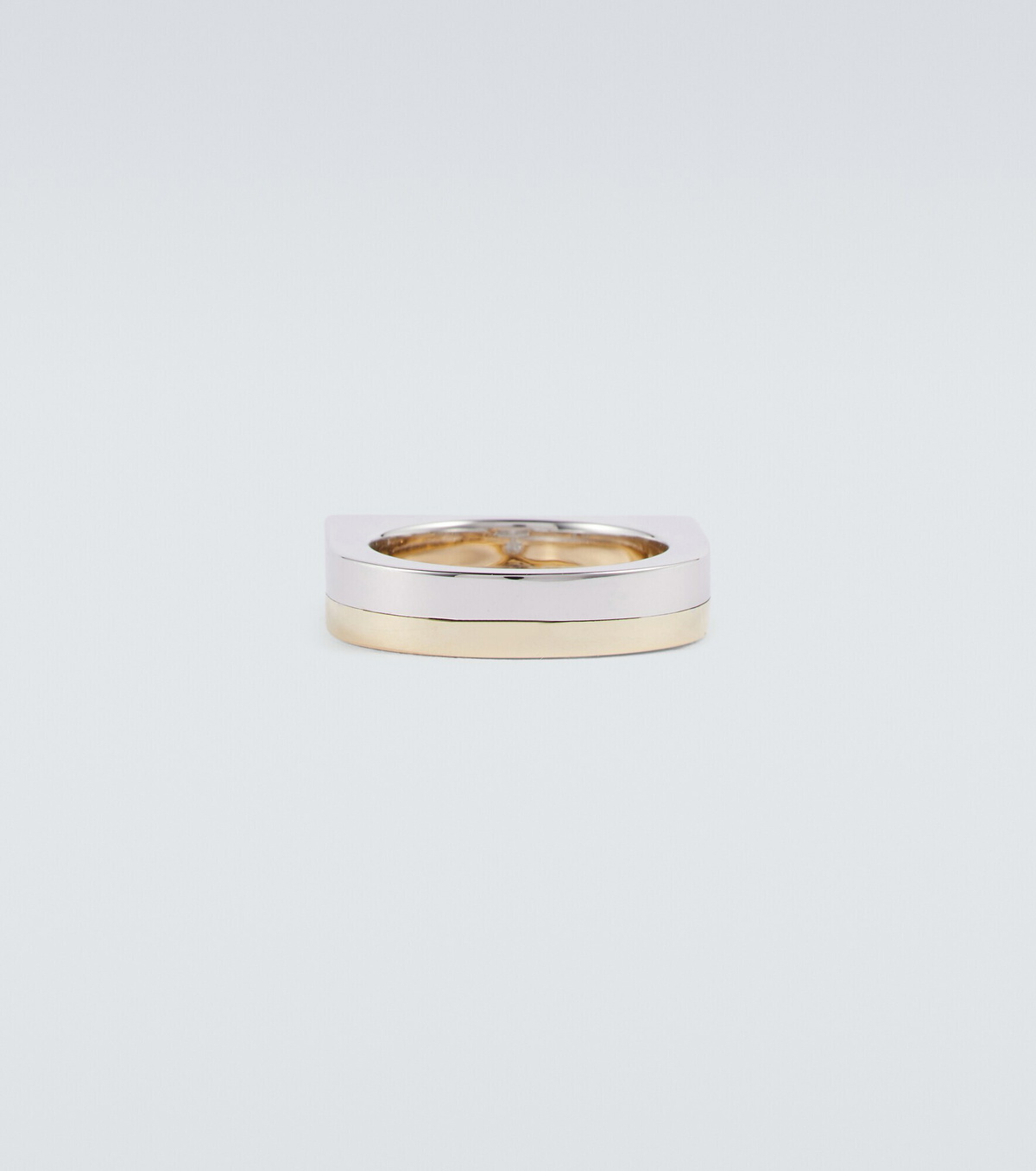 Tom Wood - Step Duo 9kt gold and sterling silver ring Tom Wood