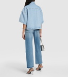 Agolde Cropped denim shirt