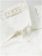 SMR Days - Embroidered Cotton-Poplin Shirt - White