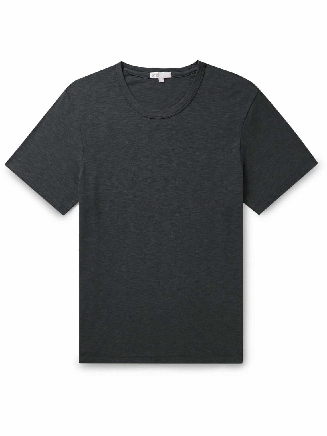 Photo: Onia - Cotton-Blend Jersey T-Shirt - Gray