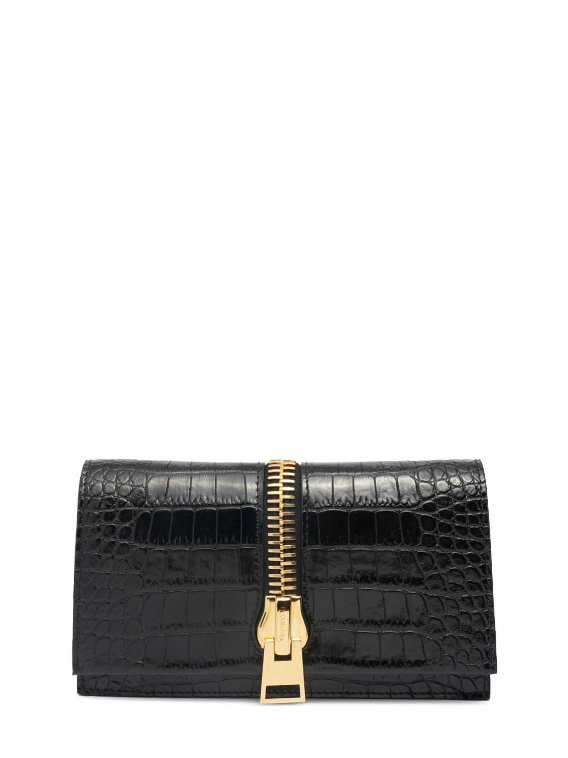 Tom Ford Embossed Croc Clutch