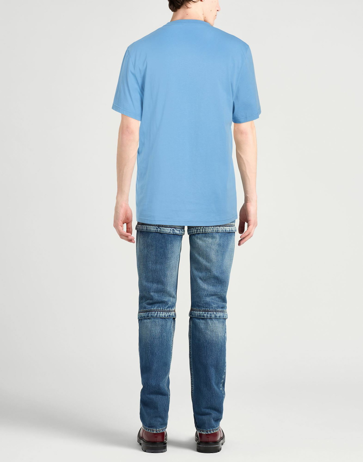 Mcqueen Mens T-shirt Light in Blue