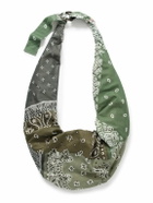 KAPITAL - Snufkin Patchwork Bandana-Print Voile Messenger Bag