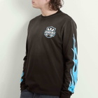 AMIRI Men's Eagle Flames Long Sleeve T-Shirt in Black
