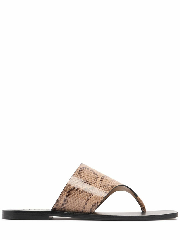 Photo: A.EMERY 10mm Paton Leather Thong Sandals