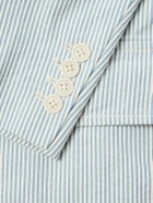 Alex Mill - Mill Striped Cotton-Seersucker Blazer - Blue