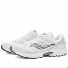 Saucony Ride Millennium Sneakers in White/Silver