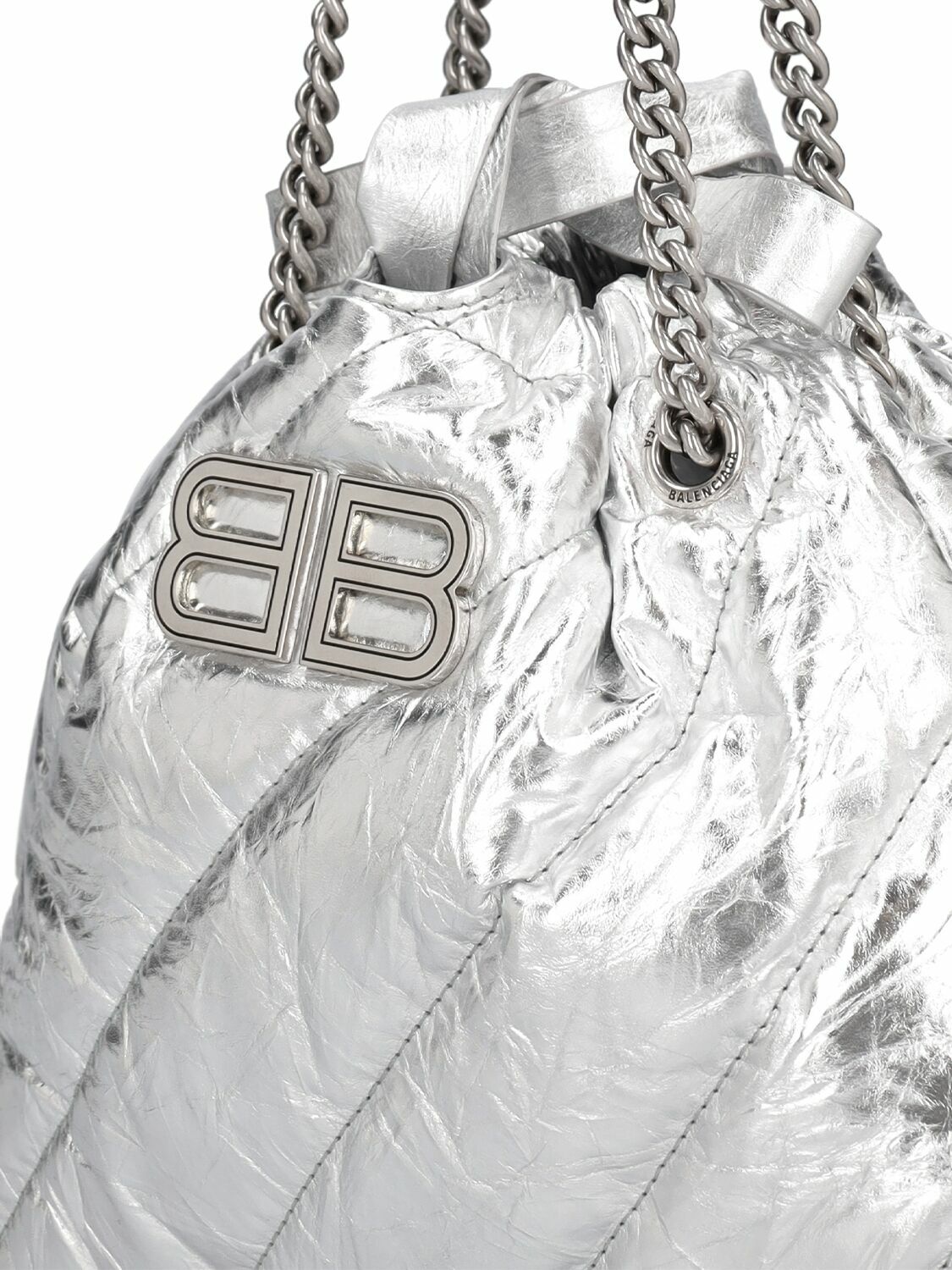 BALENCIAGA - Xs Crush Quilted Leather Tote Bag Balenciaga