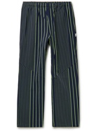NOMA t.d. - Off-Key Tapered Striped Nylon-Blend Twill Track Pants - Blue