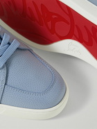 Christian Louboutin - Rantulow Full-Grain Leather Sneakers - Blue