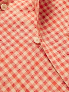 Folk - Gabe Cotton-Blend Seersucker Shirt - Red
