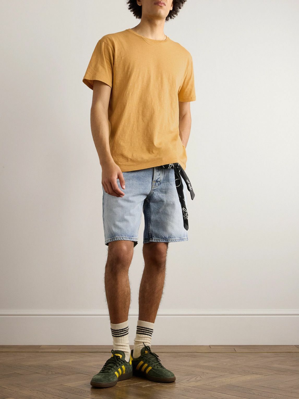 Nudie Jeans - Seth Straight-Leg Denim Shorts - Blue
