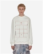 Grid Crewneck Sweatshirt
