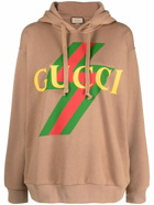 GUCCI - Logo Cotton Hoodie