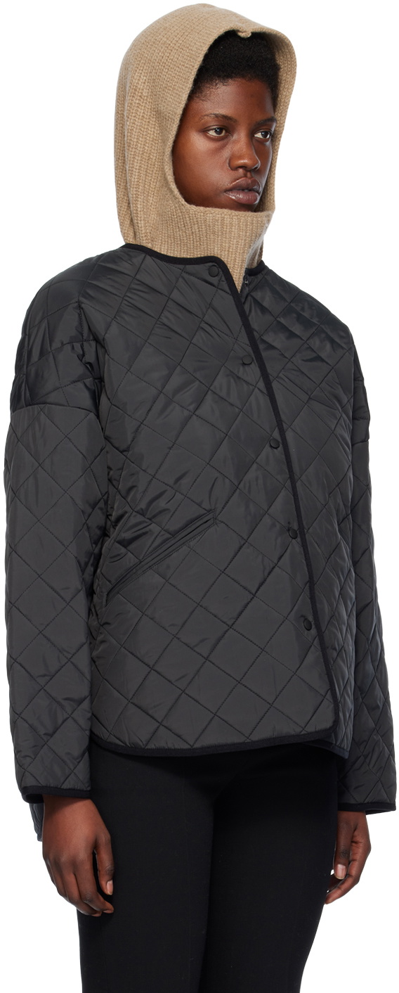 Quilted jacket black – TOTEME