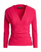 Chiara Boni La Petite Robe Womens Top Fuchsia