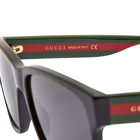 Gucci Men's Sylvie Striped Sunglasses in Black