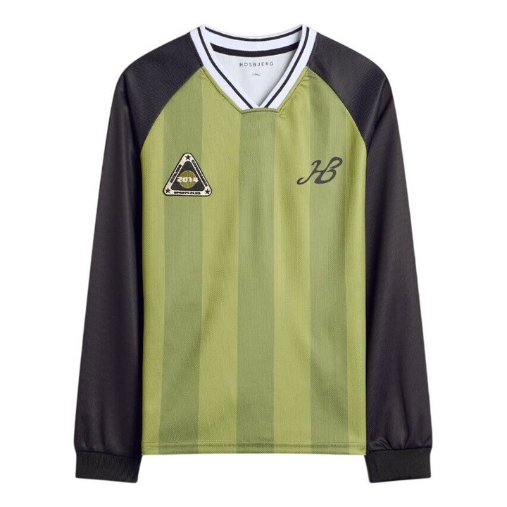 Photo: Hosbjerg Women's Dallas Logo Long Sleeve in Olive Green