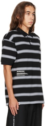 AAPE by A Bathing Ape Black Stripe Polo