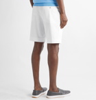 DOLCE & GABBANA - Pleated Stretch-Cotton Gabardine Bermuda Shorts - White