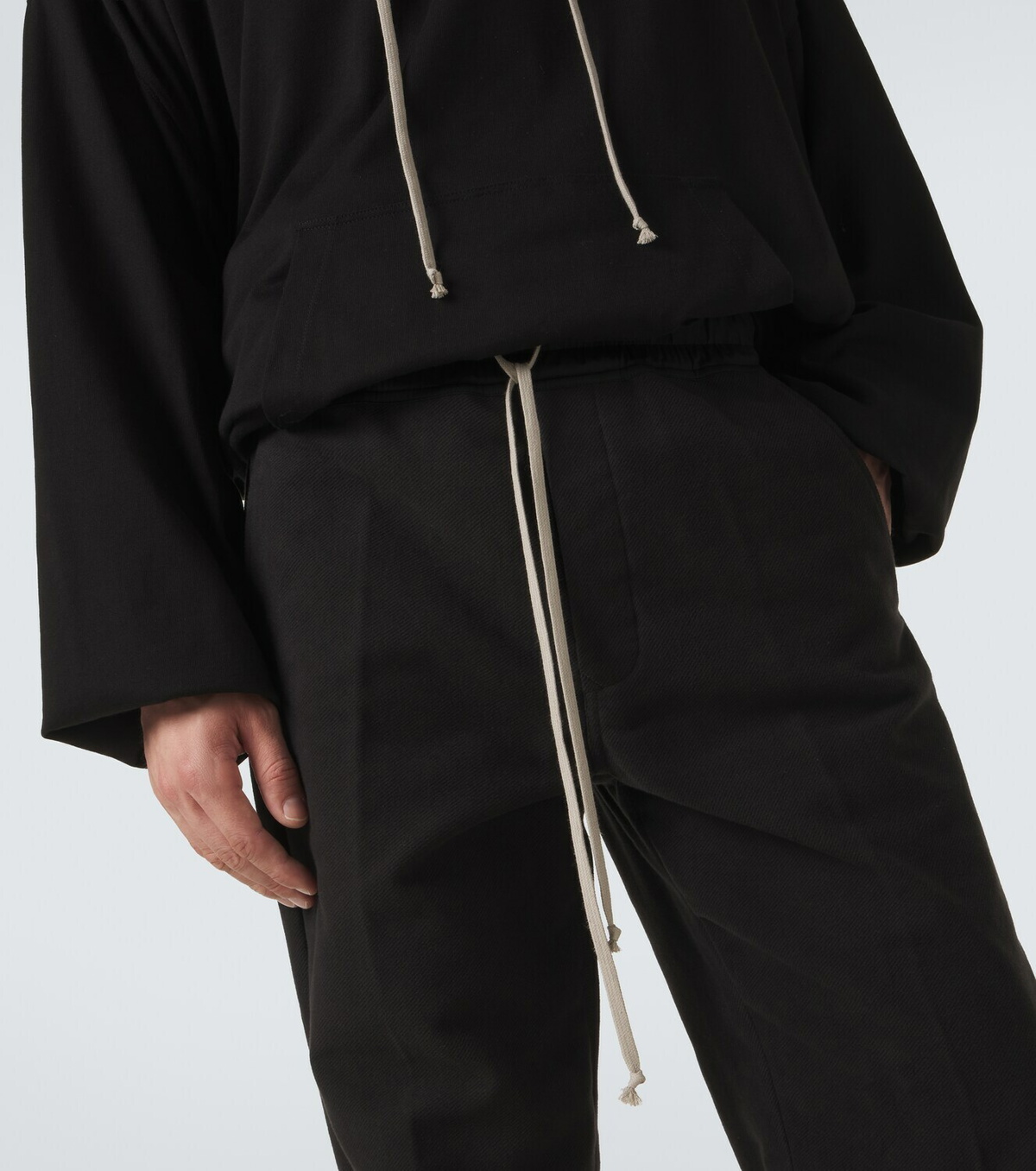 Rick Owens Dietrich cotton wide-leg pants