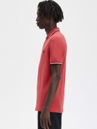Fred Perry Polo Shirt Red   Mens