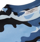 Valentino - Camouflage-Print Loopback Cotton-Blend Jersey Sweatshirt - Men - Multi