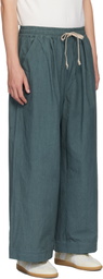 Jan-Jan Van Essche Blue O-Project Easy Wide Sweatpants