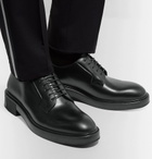 Valentino - Valentino Garavani Logo-Print Leather Derby Shoes - Men - Black