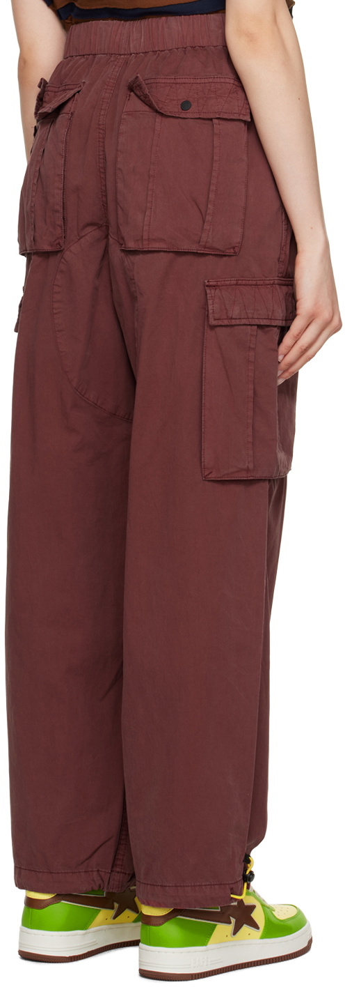 Brain Dead Red Flap Pocket Trousers