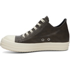 Rick Owens Brown Tower Low Sneaks Sneakers