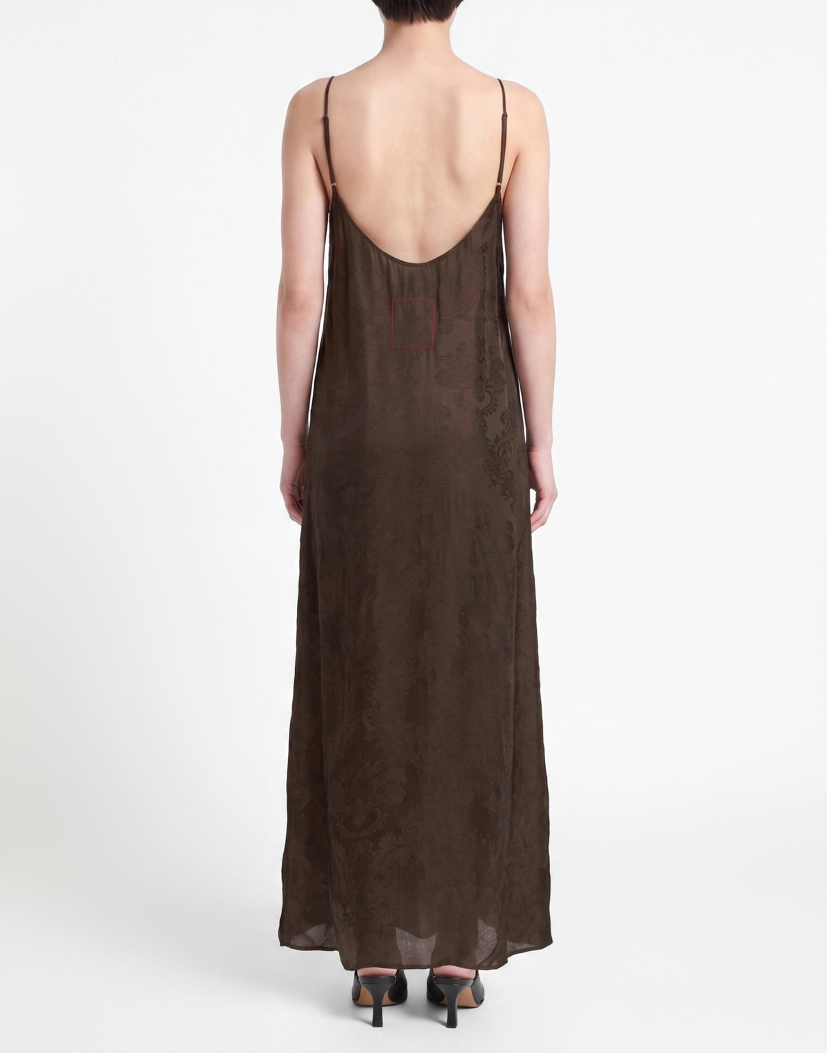 Uma Wang Womens Midi dress in Brown