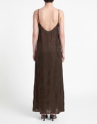 Uma Wang Womens Midi dress in Brown
