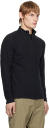 POST ARCHIVE FACTION (PAF) Black 7.0 Right Long Sleeve Sweatshirt