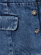 SELF-PORTRAIT - Cotton Denim Jumpsuit