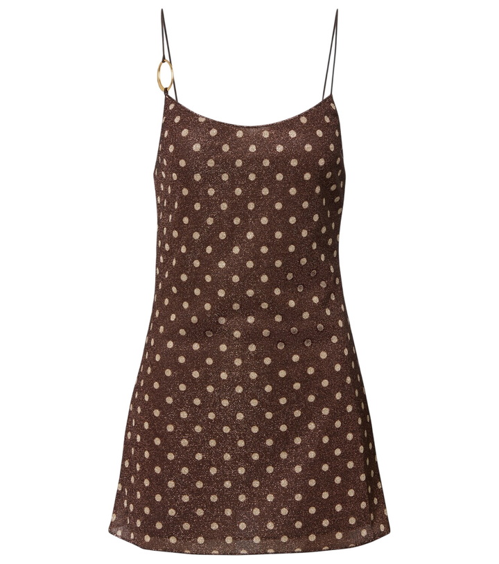 Photo: Oséree Lumière polka-dot minidress