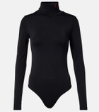 Perfect Moment Turtleneck wool-blend jersey bodysuit