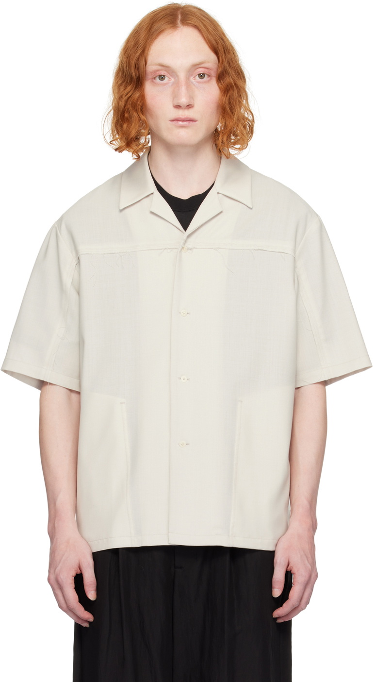 VEIN Off-White Tropical Shirt