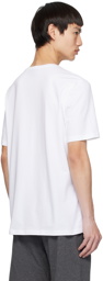 BOSS White Embroidered T-Shirt