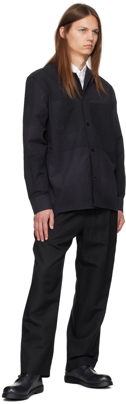 ATON Black Wide Leg Pants