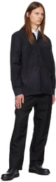 ATON Black Wide Leg Pants