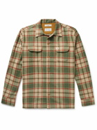 Nudie Jeans - Sten Checked Wool-Blend Flannel Shirt - Green