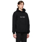 Balenciaga Black Logo Medium Fit Hoodie