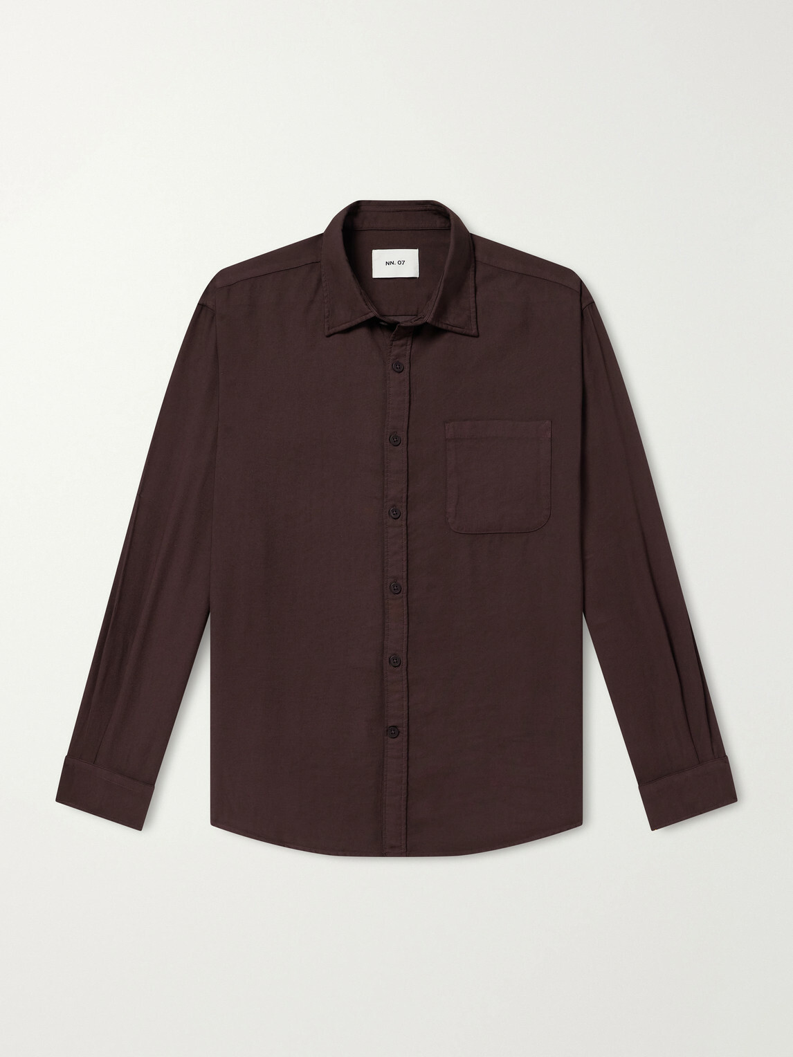 NN07 - Deon 5027 LENZING™ ECOVERO™ Twill Shirt - Brown