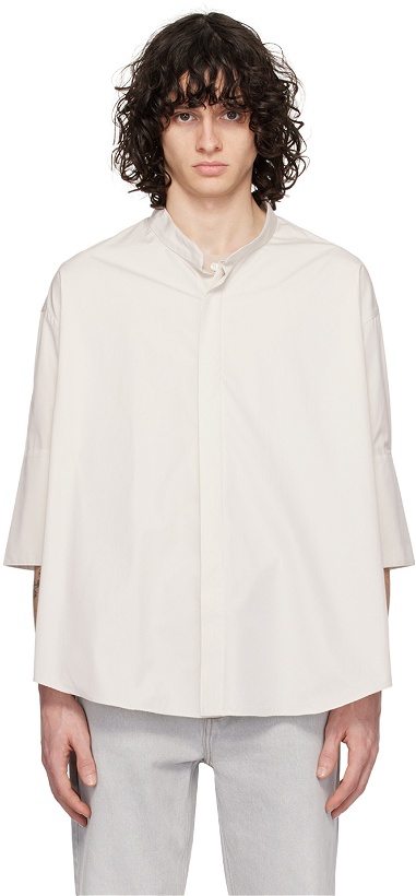 Photo: AMI Paris Off-White Oversized Shirt
